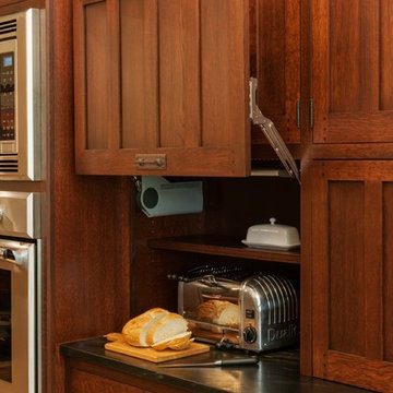 Arts & Crafts Kitchen with Craftsman Door Style