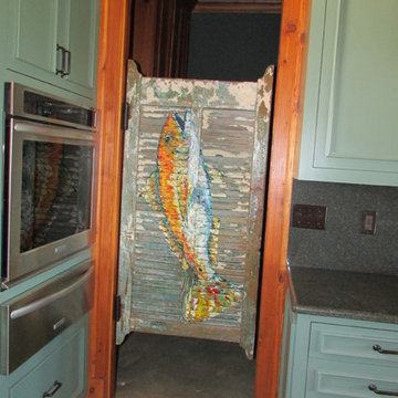 Artwork Pantry Door