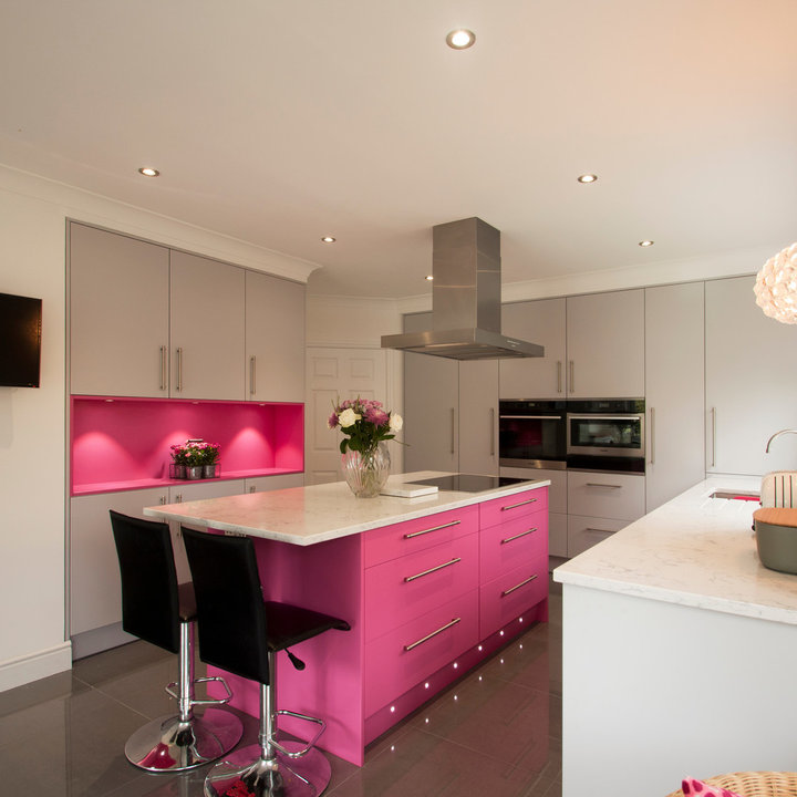 Browse Grey And Pink Kitchen ideas and designs in Photos Houzz UK