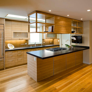 Asian Inspired Modern Kitchen Renovation