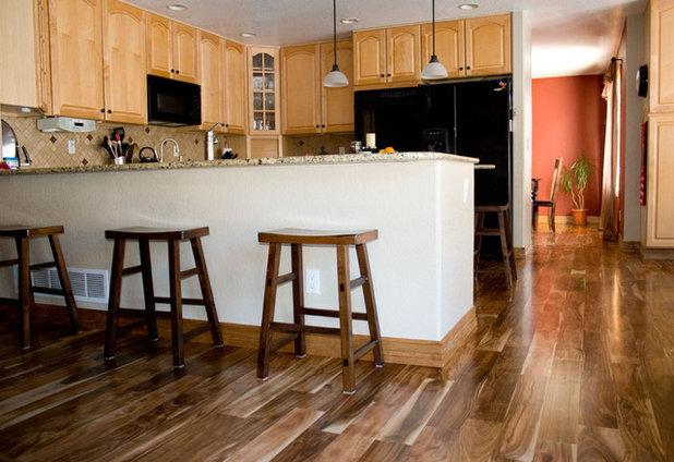 Eclectic Kitchen by Magnus Anderson Hardwood Floors