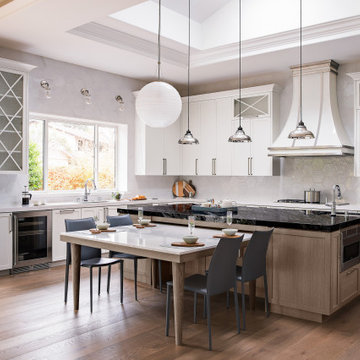 ASID DESIGN EXCLLENCE SILVER AWARD for TRANSITIONAL KITCHEN DESIGN