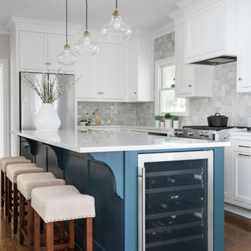Athens Transitional Kitchen in Traditional Home