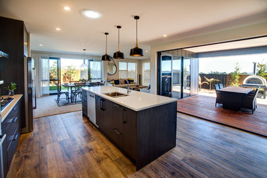 This is an example of a kitchen in Christchurch.