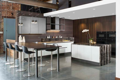 Design ideas for a contemporary kitchen in Denver.