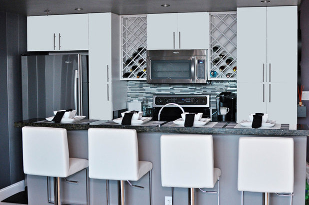 Contemporary Kitchen by Nicole White Designs Interiors LLC