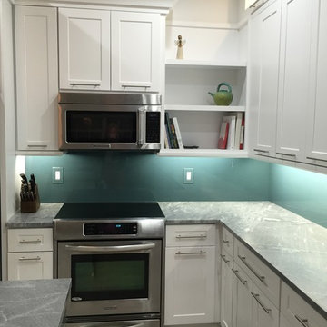 Back Painted Glass Backsplash