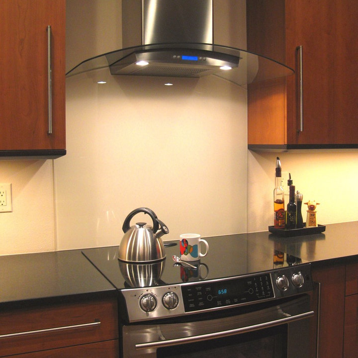 Back Painted Glass Backsplash Houzz