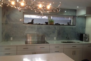 Mid-sized trendy kitchen photo in Toronto