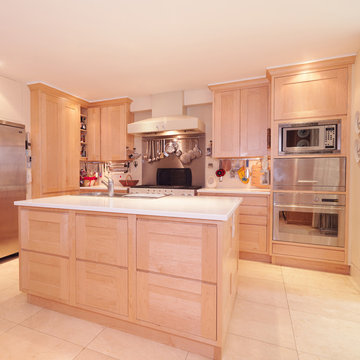 Balham Maple Kitchen designed and made by Tim Wood
