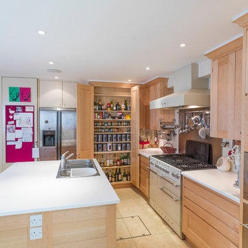 Balham Maple Kitchen designed and made by Tim Wood
