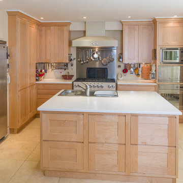 Balham Maple Kitchen designed and made by Tim Wood