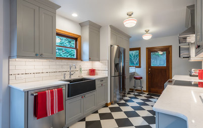 Kitchen of the Week: Retro Fun and More Room to Move