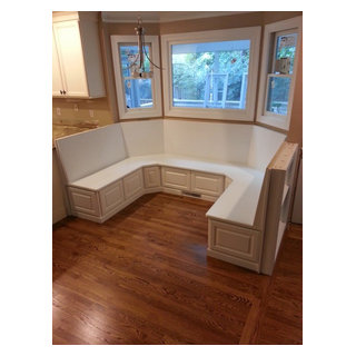 Banquette Booth -Finished project - Traditional - Kitchen - Raleigh ...