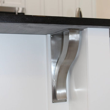Bar brackets, counter top support brackets, Granite overhang support