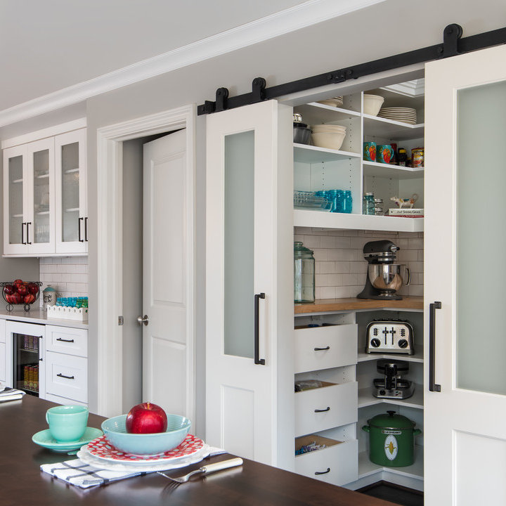 Barn Door Walk In Pantry Transitional Kitchen Remodel Mainstreet Design Build Img~0451a5d808bee9bb 8730 1 3625deb W720 H720 B2 P0 