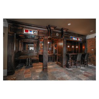 Basement bar Queens Gate - Traditional - Kitchen - Atlanta - by ...