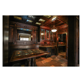 Basement bar Queens Gate - Traditional - Kitchen - Atlanta - by ...