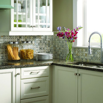 Basketweave Kitchen Backsplash