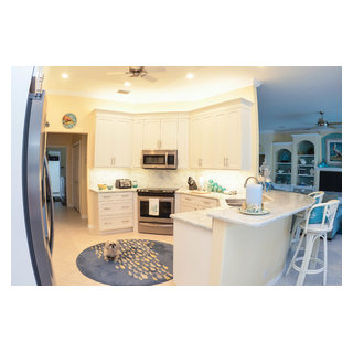 Beach Bathroom Remodel | Venice, FL - Transitional - Kitchen - Orange ...