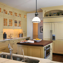 Yellow cabinets