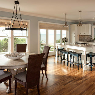 Coastal kitchen ideas - Beach style kitchen photo in DC Metro