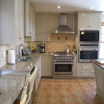 Beadboard panels custom Kitchen
