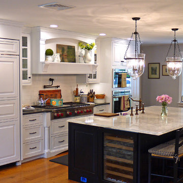 Beaded Inset White Kitchen