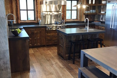 Rustic kitchen in Salt Lake City.