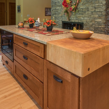 Bear Lake Craftsman Kitchen