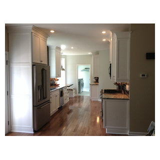 Beautiful Built-in Style Kitchen with Breakfast Nook - Transitional ...