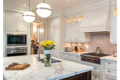 Modern kitchen in Boston.