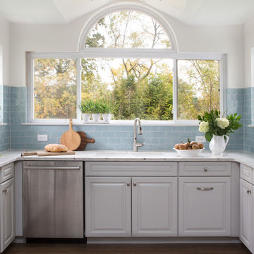 Beautiful in Blue Kitchen Remodel