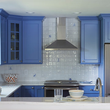Beautiful in Blue Kitchen