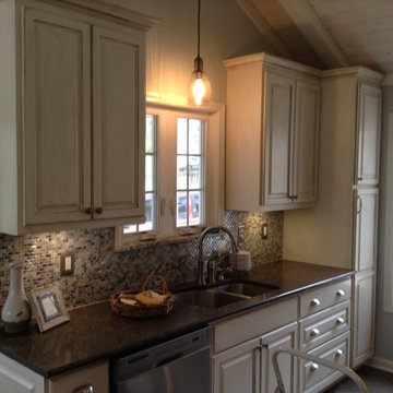 Beautiful kitchen addition with vaulted ceilings