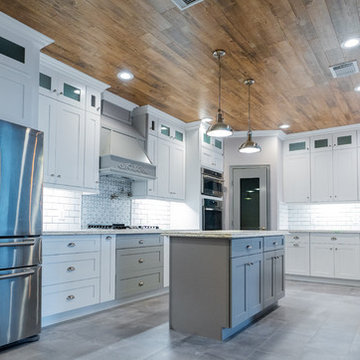 Transitional Kitchen Remodel in Pasadena, Texas (Full View)