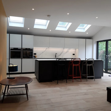 Beautiful open plan kitchen extension