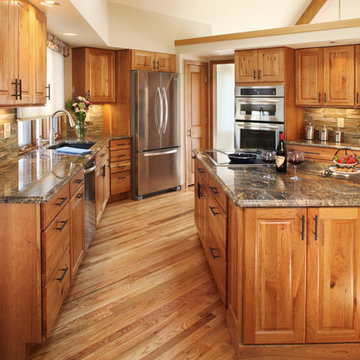 Beautiful Rustic Boulder Kitchen