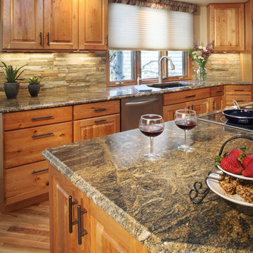 Beautiful Rustic Boulder Kitchen