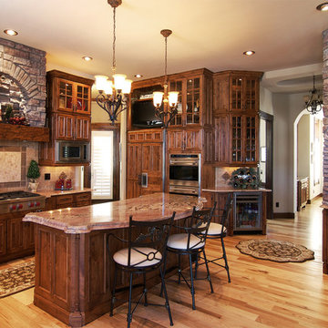 Beautiful Timber Ridge Properties Kitchen - Coronado Stone Products