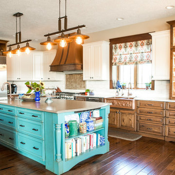 Beautiful Tri-color Kitchen