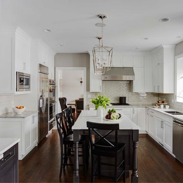 Beautiful Two-Toned Kitchen by Kitchen Design Partners