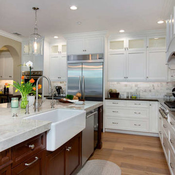 Traditional  White Kitchen Remodel