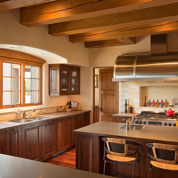 Southwestern Style Kitchen in Santa Fe