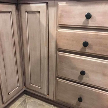 Before and After Cabinet Painting