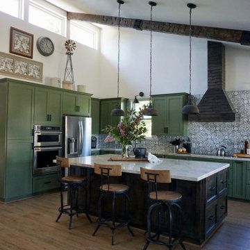 Before and After Farm House Kitchen