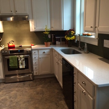 Before and After - Legacy Cabinets, Vicostone & Island Stone