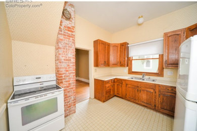 Cottage kitchen photo in Denver