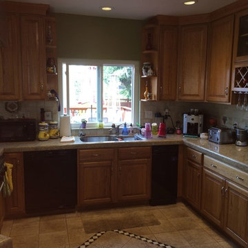 BEFORE of Cozy-Warm Kitchen in Color