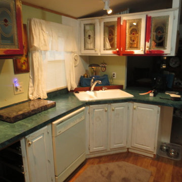 Before photo Concrete Countertops & Cabinetry Painting
